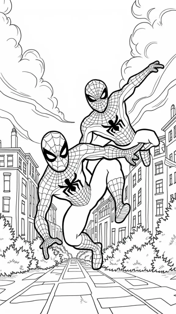 spidey and his amazing friends coloring page printable